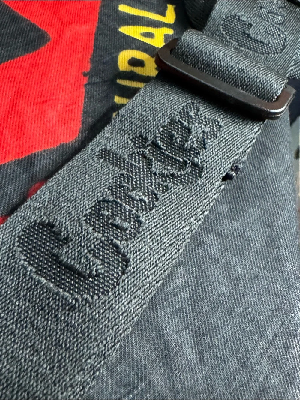 Cookies Black Messenger Bag with Reflective Trim
